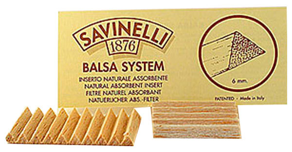 Фильтры Savinelli 6мм Balsa 20шт вид 1