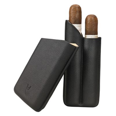 Футляр на 2 сигары Lotus LCC700 Textured Leather вид 2