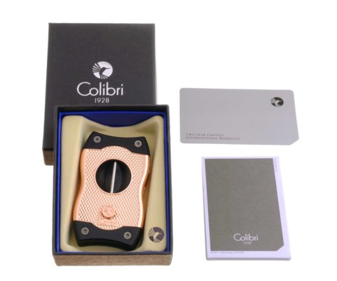 Гильотина Colibri SV-cut (двойное действия), черная-розовое золото CU600T5 вид 7