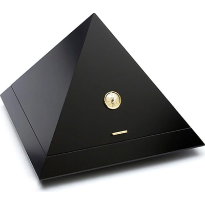 Хьюмидор Adorini Pyramid Deluxe M black, на 50 сигар, черный 14428 вид 1