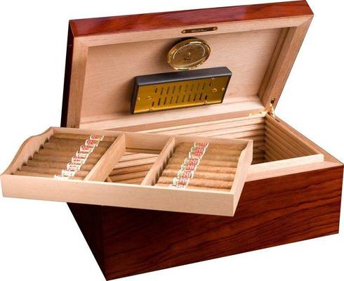 Хьюмидор Adorini Santiago - Deluxe на 150 сигар, коричневый 1417 вид 1
