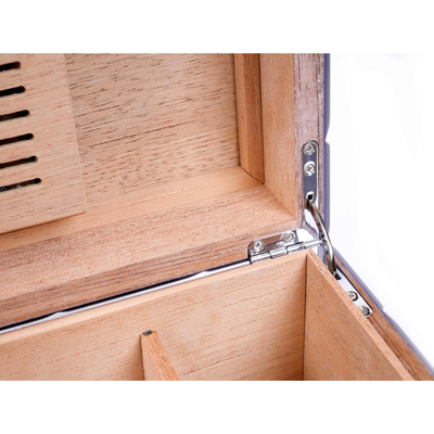 Хьюмидор Colibri Heritage на 80 сигар, Синий лак Navy HU500T4 вид 6