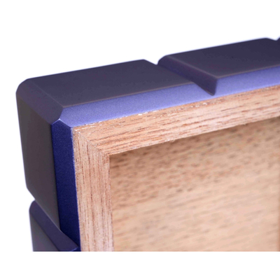 Хьюмидор Colibri Heritage на 80 сигар, Синий лак Navy HU500T4 вид 5