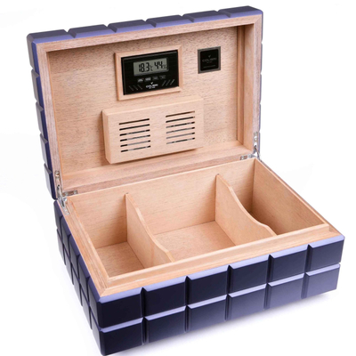 Хьюмидор Colibri Heritage на 80 сигар, Синий лак Navy HU500T4 вид 2