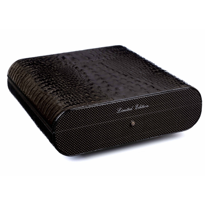 Хьюмидор Gentili Croco Black на 25 сигар Limited Edition SV20-Croco-Black вид 1