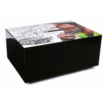 Хьюмидор Gentili Cuban Smoker на 50 сигар, Черный лак SV50-Black-Cuban-Smoker вид 1
