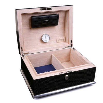 Хьюмидор Gentili Dome Top на 60 сигар, Карбон SV60-Carbon Dome Top вид 2