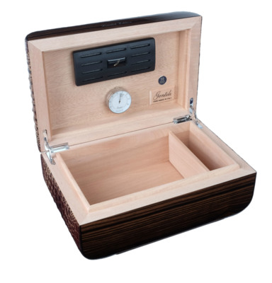 Хьюмидор Gentili Croco Brown на 40 сигар Limited Edition SV40-Croco-Dark вид 2