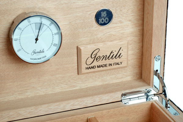 Хьюмидор Gentili Limited Edition на 25 сигар SV20-Croco-Dark вид 3
