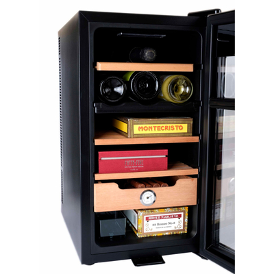 Хьюмидор-холодильник Howard Miller двухкамерный на 400 сигар и 6 бутылок вина, 810-051 вид 3