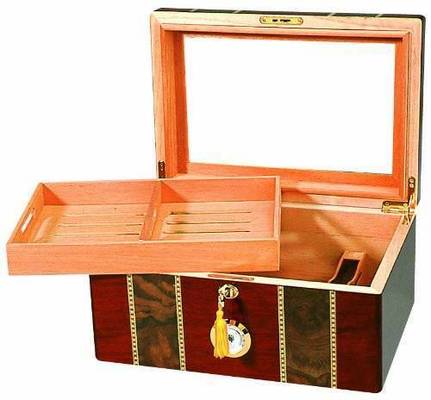 Хьюмидор Quality Importers Pompe II HUM-100PR (на 100 сигар) вид 1