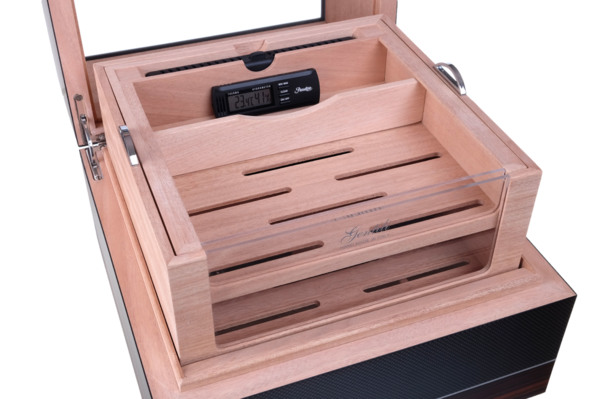 Хьюмидор-шкаф Gentili на 120 сигар  Карбон CPL-120 вид 3