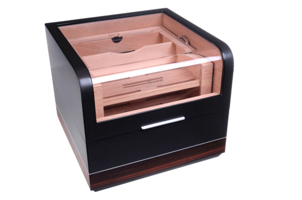 Хьюмидор-шкаф Gentili на 120 сигар  Карбон CPL-120 вид 1