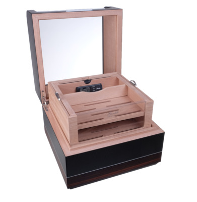 Хьюмидор-шкаф Gentili на 120 сигар  Карбон CPL-120 вид 2