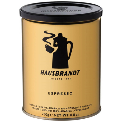 Итальянский кофе молотый Hausbrandt Espresso, 250 гр. ж/б вид 1
