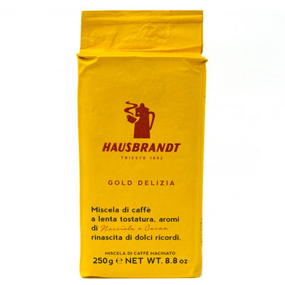 Итальянский кофе молотый Hausbrandt Gold Delizia, 250 гр. вид 1