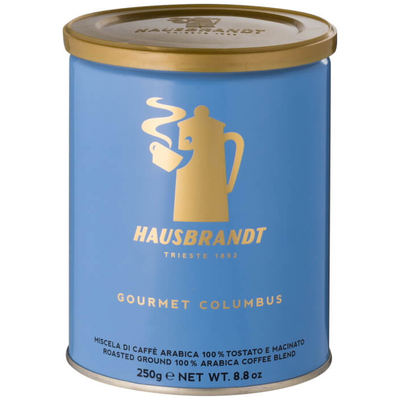 Итальянский кофе молотый Hausbrandt Gourmet Columbus, 250 гр. ж/б вид 1
