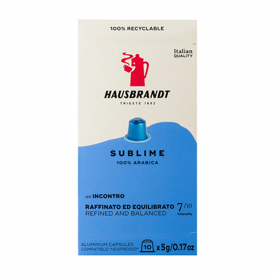 Итальянский кофе в капсулах Hausbrandt Nespresso Sublime (10 шт.) вид 2