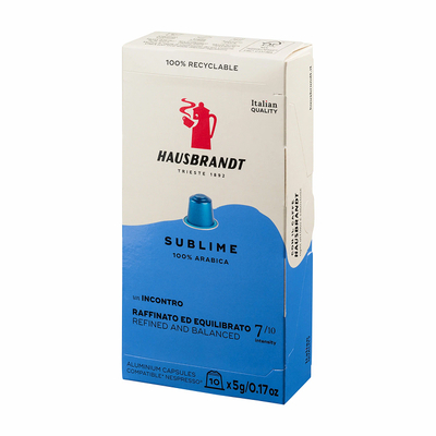 Итальянский кофе в капсулах Hausbrandt Nespresso Sublime (10 шт.) вид 5