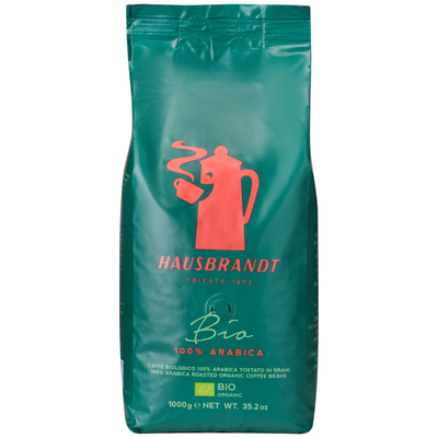 Итальянский кофе в зернах Hausbrandt Bio Arabica, 1000 гр. вид 1