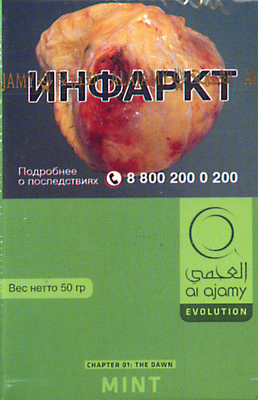 Кальянный табак  Al Ajami Mint   50  гр. вид 1