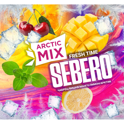 Кальянный табак Sebero Arctic Mix Fresh Time 60 гр. вид 1
