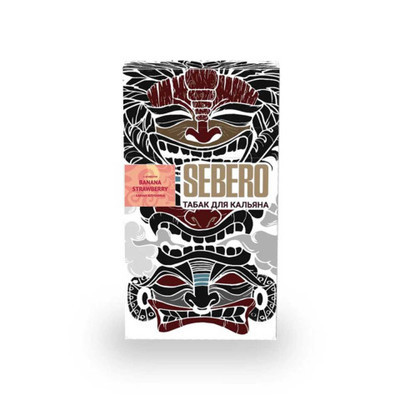 Кальянный табак Sebero Banana Strawberry 20 гр. вид 1