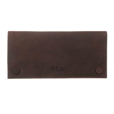 Кисет P&A для самокруток и 2 смесей, натуральная буйволиная кожа P307-Buffalo вид 1