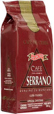 Кубинский Кофе Serrano Selecto Молотый 250 гр. вид 1