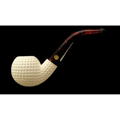 Курительная трубка Altinay Meerschaum Carved Bent Apple Golf, без фильтра вид 1