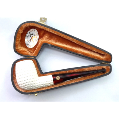 Курительная трубка Altinay Meerschaum Carved Bent Billiard, без фильтра вид 1