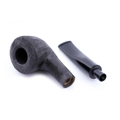 Курительная трубка Barontini Raffaello Pettinata Black 120 9 мм, Raffaello-120 вид 2