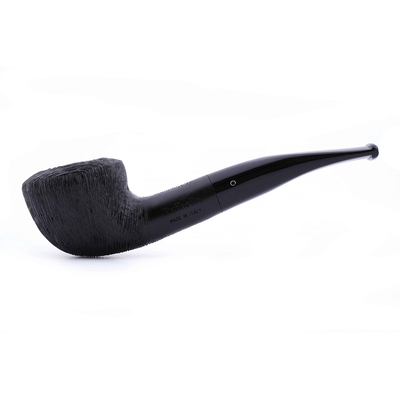 Курительная трубка Barontini Raffaello Pettinata Black 120 9 мм, Raffaello-120 вид 1