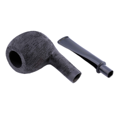 Курительная трубка Barontini Raffaello Pettinata Black 121 9 мм, Raffaello-121 вид 2