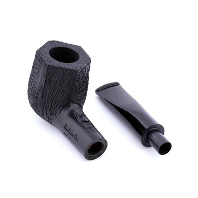 Курительная трубка Barontini Raffaello Pettinata Black 123 9 мм, Raffaello-123 вид 3