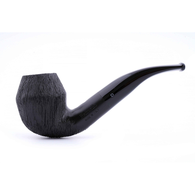 Курительная трубка Barontini Raffaello Pettinata Black 124 9 мм, Raffaello-124 вид 1