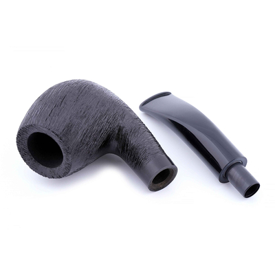 Курительная трубка Barontini Raffaello Pettinata Black 112 9 мм, Raffaello-112 вид 3