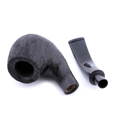 Курительная трубка Barontini Raffaello Pettinata Black 117 9 мм, Raffaello-117 вид 3