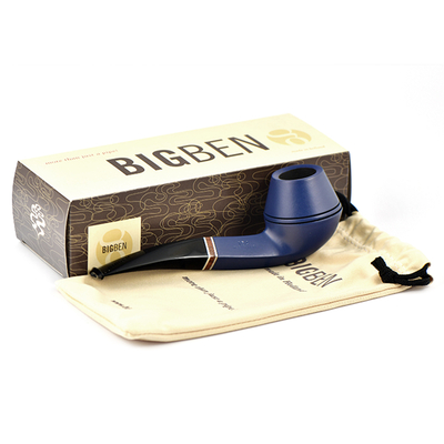 Курительная трубка Big Ben Nautic Blue Matte Double Allu&Rosewood 154, 9 мм вид 7