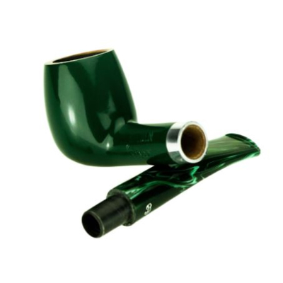 Курительная трубка Big Ben Sylvia Green Polish Green Stem 808, 9 мм вид 4