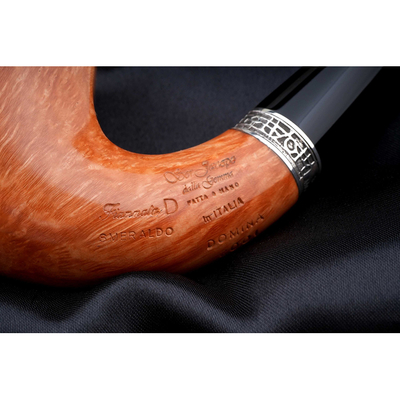Курительная трубка Года SER JACOPO DOMINA 2001 SMERALDO в шкатулке, 9 мм S937-2 вид 6