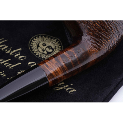 Курительная трубка Mastro de Paja Pettinata Classica, без фильтра M121-1 вид 2