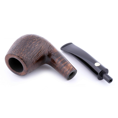 Курительная трубка Mastro de Paja Pettinata Classica, без фильтра M121-1 вид 4