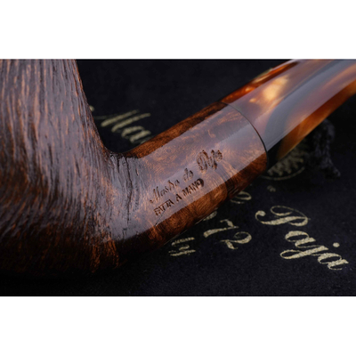 Курительная трубка Mastro de Paja Pettinata Classica, без фильтра M121-3 вид 5