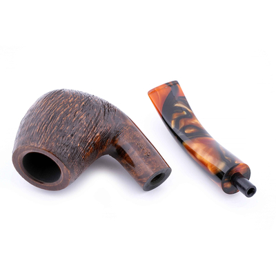 Курительная трубка Mastro de Paja Pettinata Classica, без фильтра M121-3 вид 2