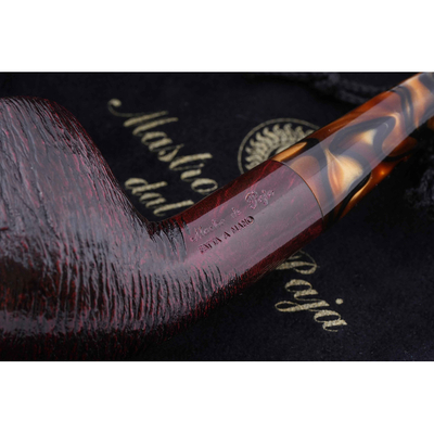 Курительная трубка Mastro de Paja Pettinata Classica, без фильтра M121-5 вид 5