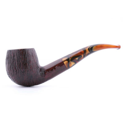 Курительная трубка Mastro de Paja Pettinata Classica, без фильтра M121-5 вид 1