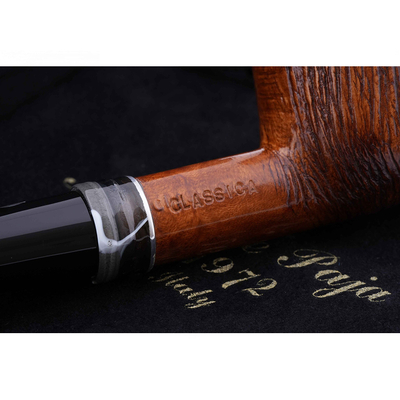 Курительная трубка Mastro de Paja Pettinata Classica с цветным кольцом, без фильтра M451-10 вид 2