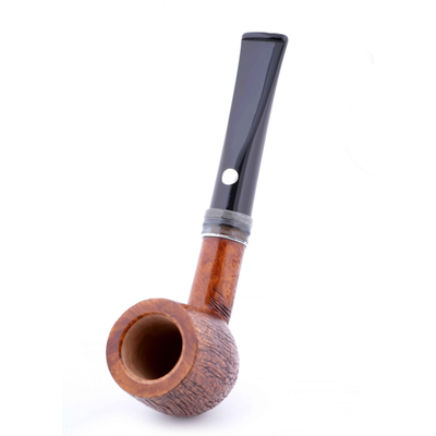 Курительная трубка Mastro de Paja Pettinata Classica с цветным кольцом, без фильтра M451-10 вид 5