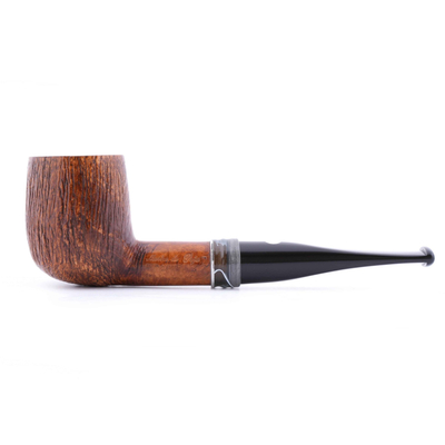 Курительная трубка Mastro de Paja Pettinata Classica с цветным кольцом, без фильтра M451-10 вид 1